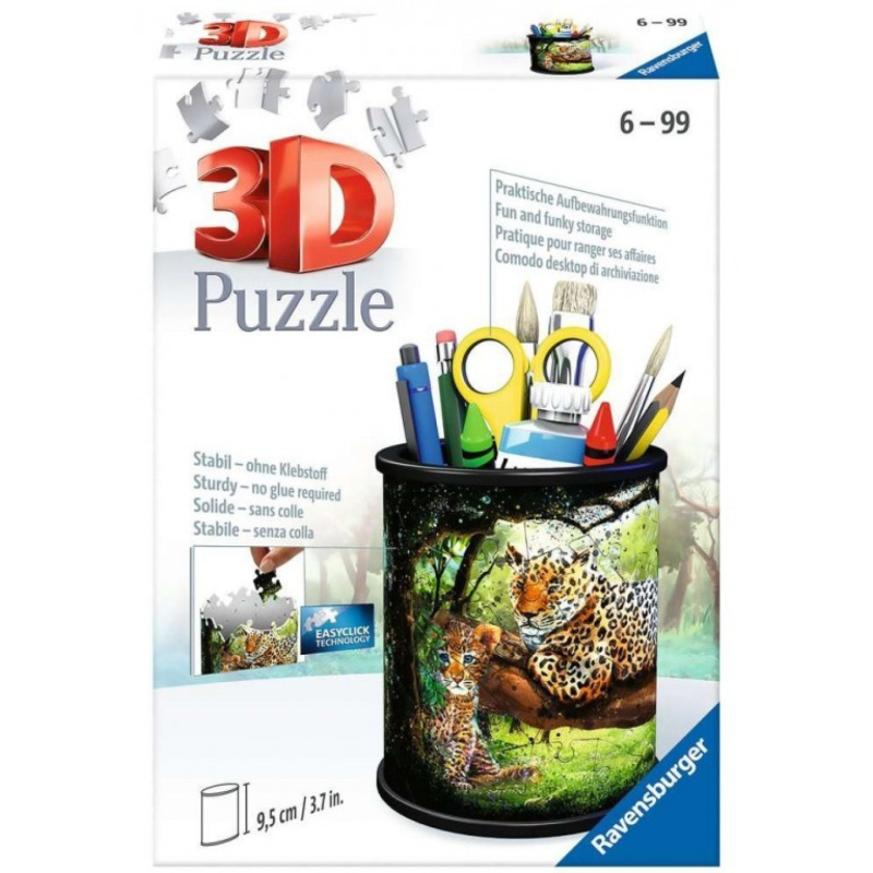 RAVENSBURGER 3D puzzle stojan: Levharti 54 dílků