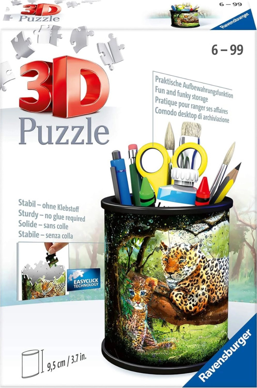 RAVENSBURGER 3D puzzle stojan: Levharti 54 dílků