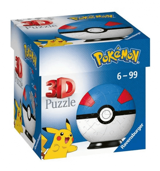 Ravensburger 3D puzzleball Pokémon Superball 54 ks
