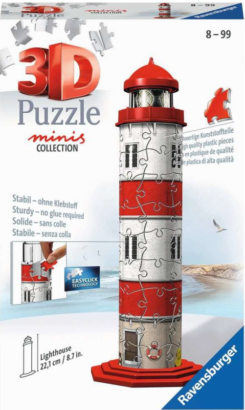Puzzle 54 dílků 3D Mini maják