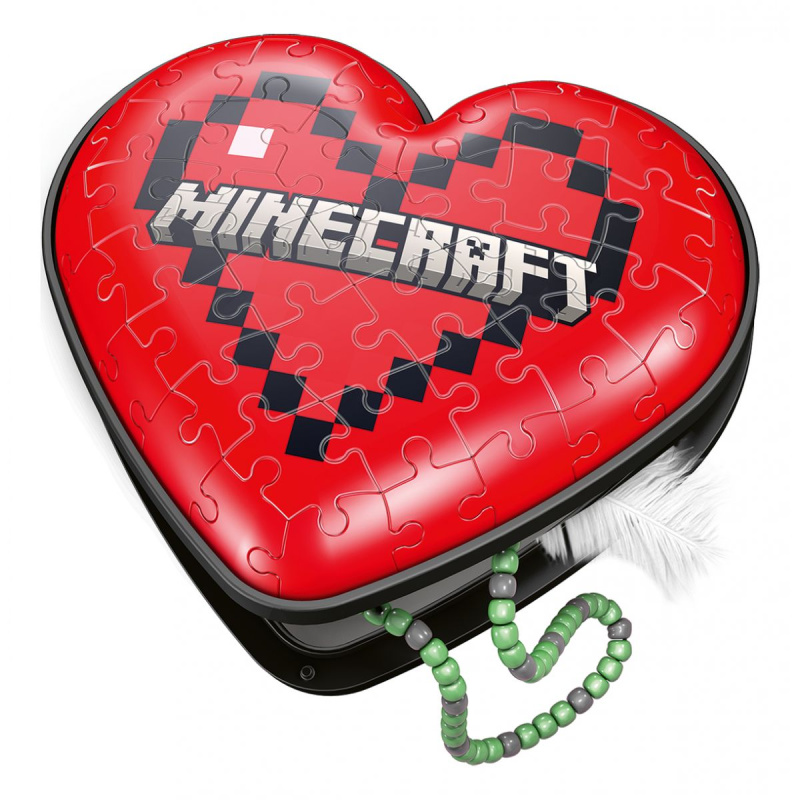 RAVENSBURGER 3D puzzle Srdce Minecraft 54 ks