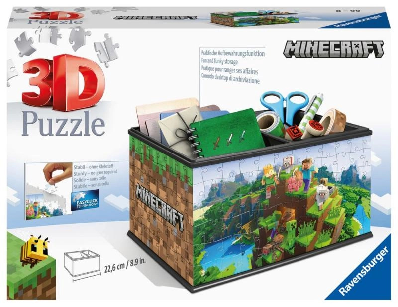 Ravensburger 3D puzzle Úložná krabice Minecraft 216 ks