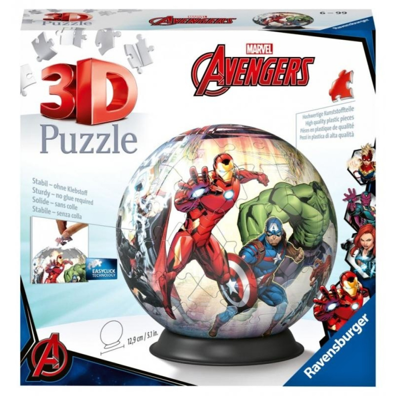 RAVENSBURGER 3D Puzzleball Marvel: Avengers 73 ks