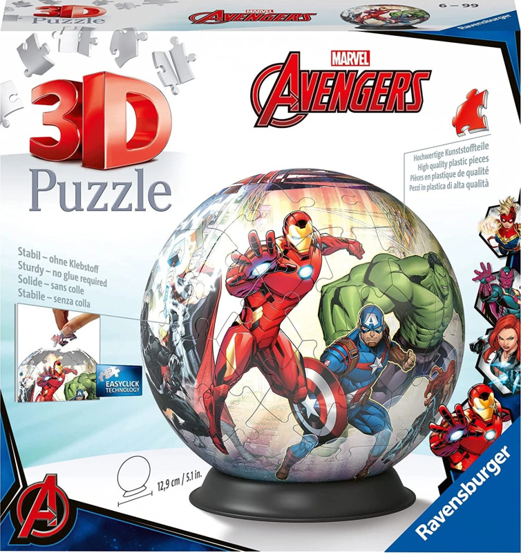 RAVENSBURGER 3D Puzzleball Marvel: Avengers 73 ks