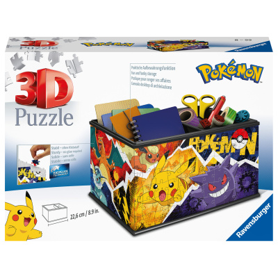 Puzzle 216 dílků 3D Pokemon Casket