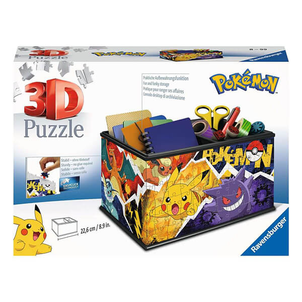 Puzzle 216 dílků 3D Pokemon Casket