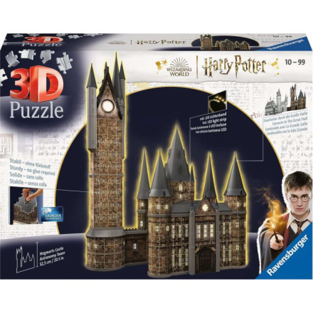 Ravensburger Harry Potter: Bradavický hrad - Astronomická věž (Noční edice) 3D Puzzle 540 dílků