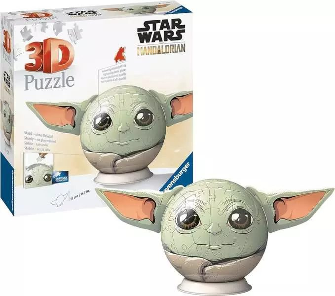 Puzzle-Ball Star Wars: Baby Yoda s ušima 72 dílků