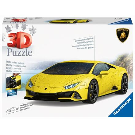 RAVENSBURGER 3D puzzle Lamborghini Huracán Evo žluté 156 dílků