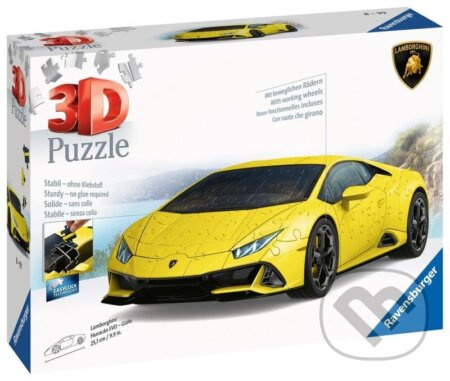 RAVENSBURGER 3D puzzle Lamborghini Huracán Evo žluté 156 dílků