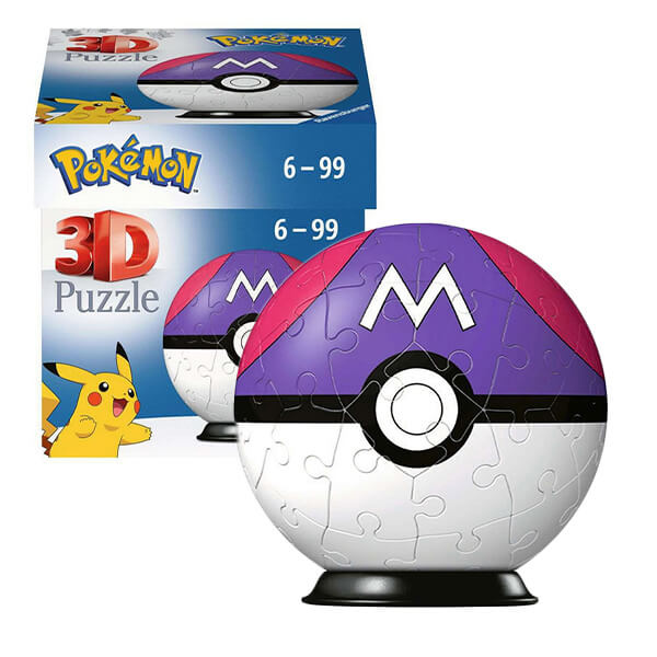 RAVENSBURGER Puzzleball Pokémon: Masterball 54 dílků