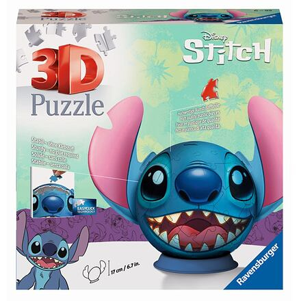 RAVENSBURGER Puzzleball Stitch s ušima 77 dílků