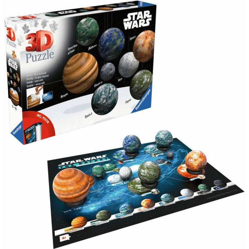 3D puzzle Star Wars galaxie od Ravensburger