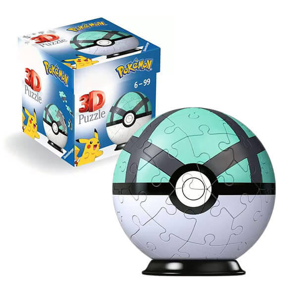 RAVENSBURGER 3D Puzzleball Pokémon: Net Ball 54 dílků