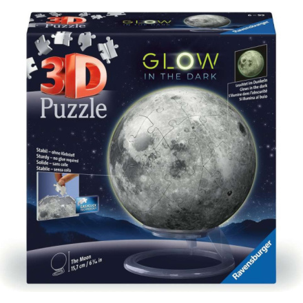 Ravensburger 3D PuzzleBall Měsíc svítící 74 ks