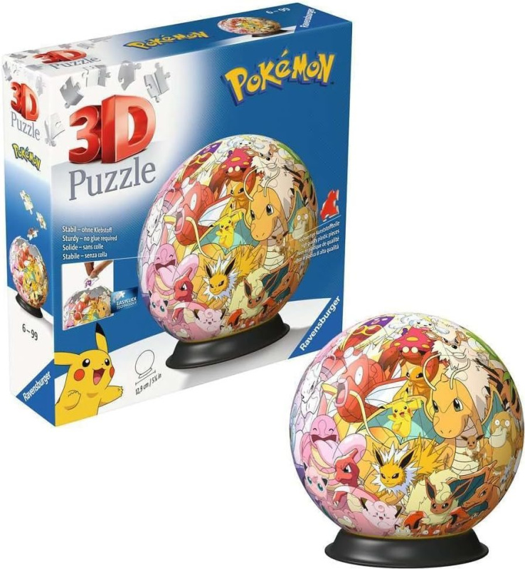 Ravensburger 3D puzzleball Pokémon 72 ks