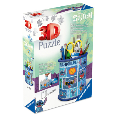 Ravensburger Stojan na tužky Disney: Stitch 3D Puzzle 57 dílků