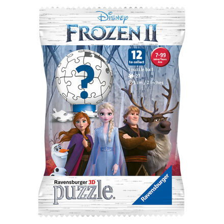 Ravensburger Ledové království 2 pytlíček s překvapením 3D položka (12ks/D) 27 dílků