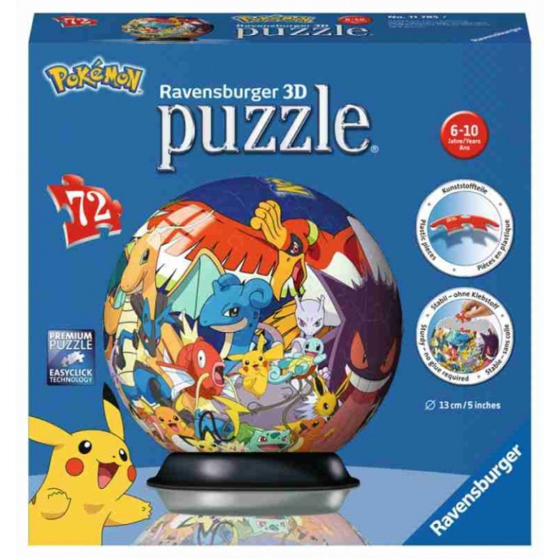 Ravensburger 3D puzzleball Pokémon 72 ks
