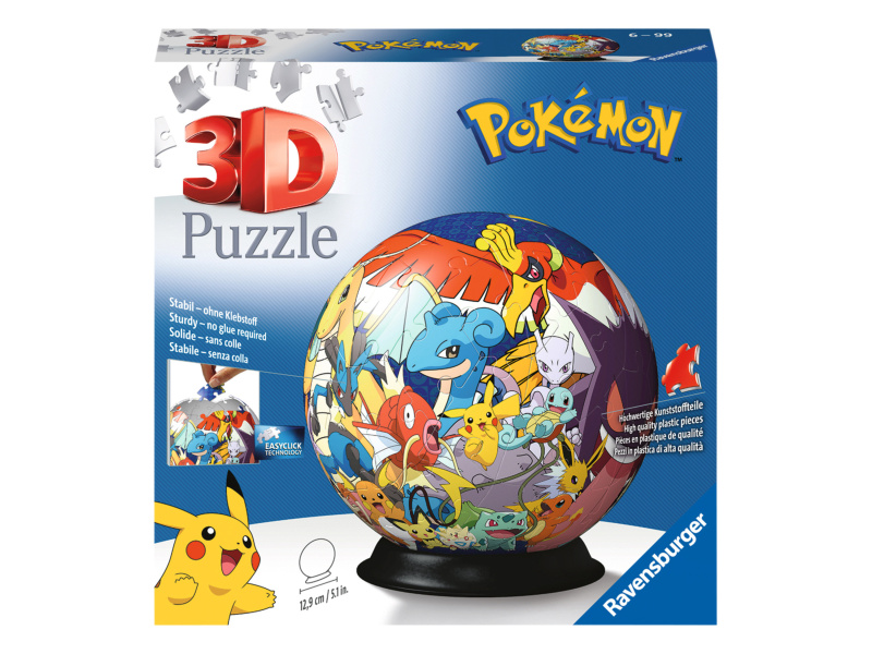 Ravensburger 3D puzzleball Pokémon 72 ks