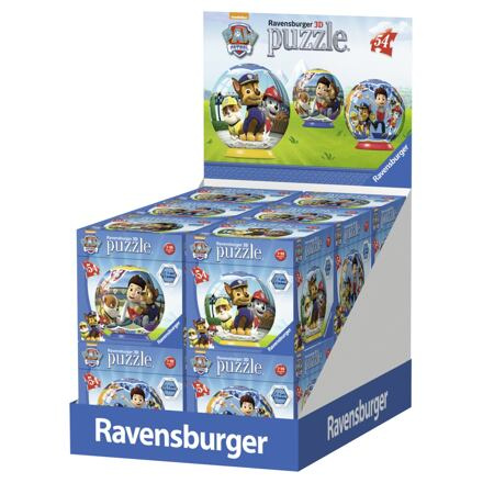 Ravensburger Tlapková Patrola 3D Puzzle - displej (12ks/D), 54 dílků
