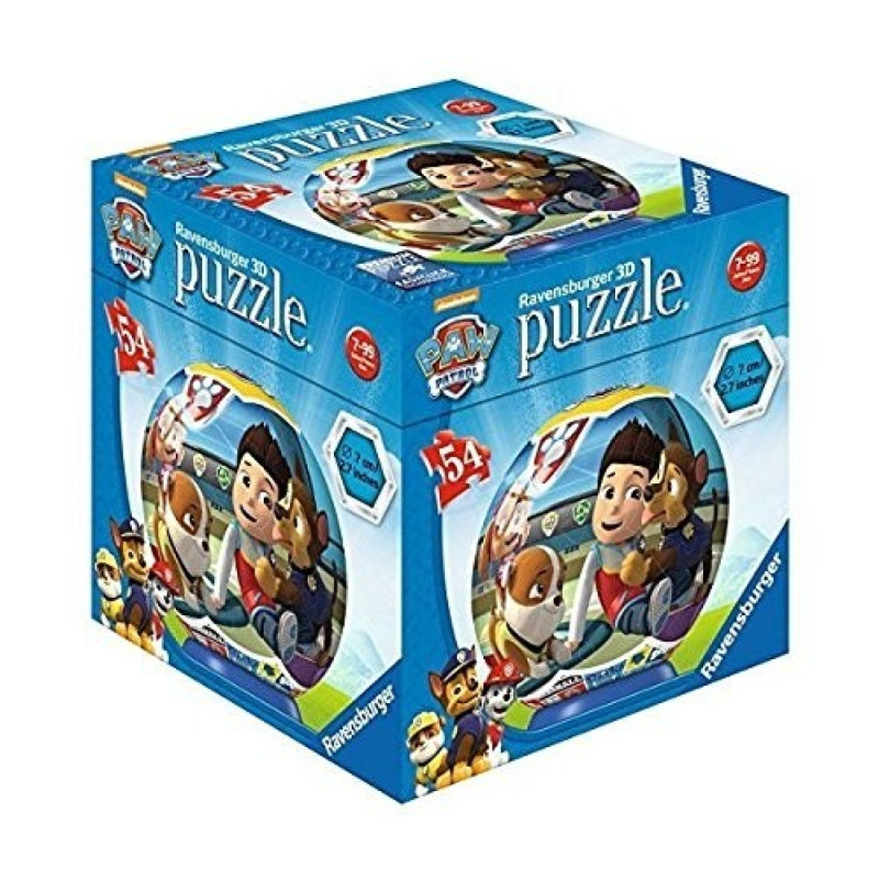 Ravensburger Tlapková Patrola 3D Puzzle - displej (12ks/D), 54 dílků
