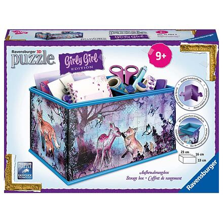 Ravensburger Úložná krabice zvířecí trend 3D Puzzle 216 dílků