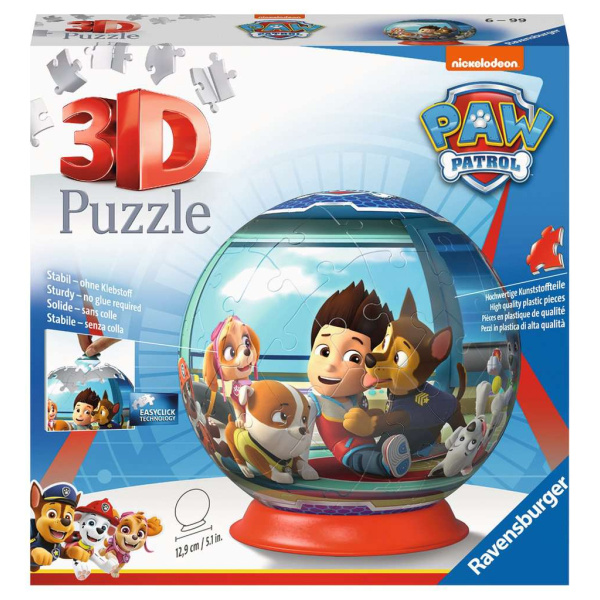 Ravensburger 3D puzzleball Tlapková patrola 72 ks