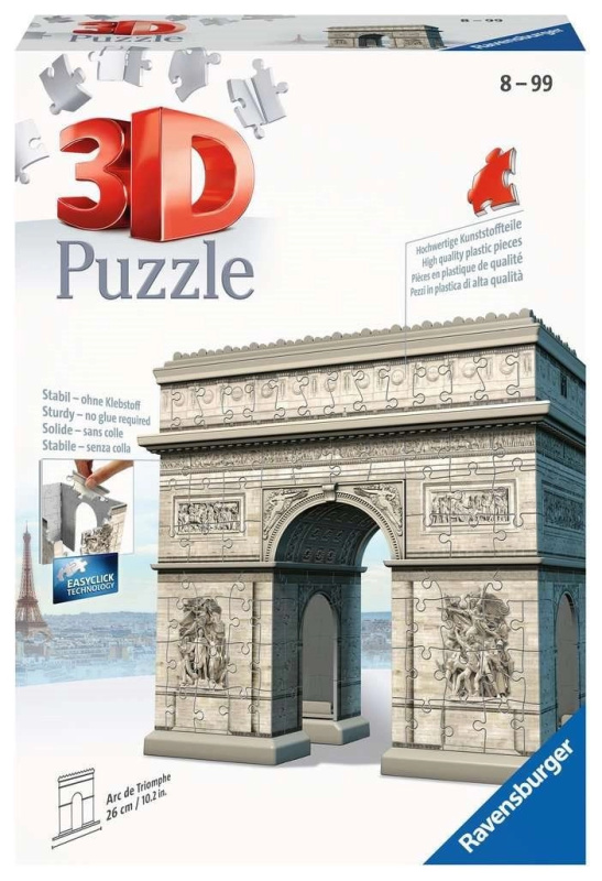Ravensburger 3D puzzle Vítězný oblouk Francie 216 ks