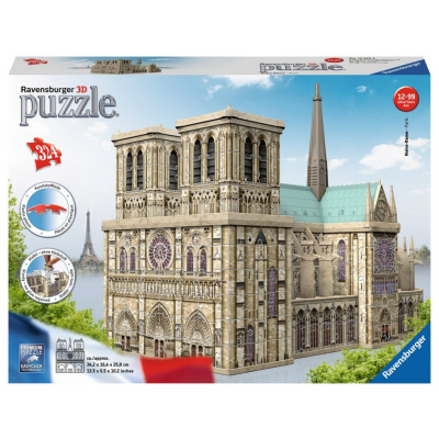 RAVENSBURGER 3D puzzle Katedrála Notre-Dame, Paříž 324 dílků