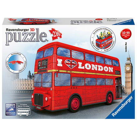 Ravensburger 3D puzzle londýnský autobus Doubledecker 216 dílků