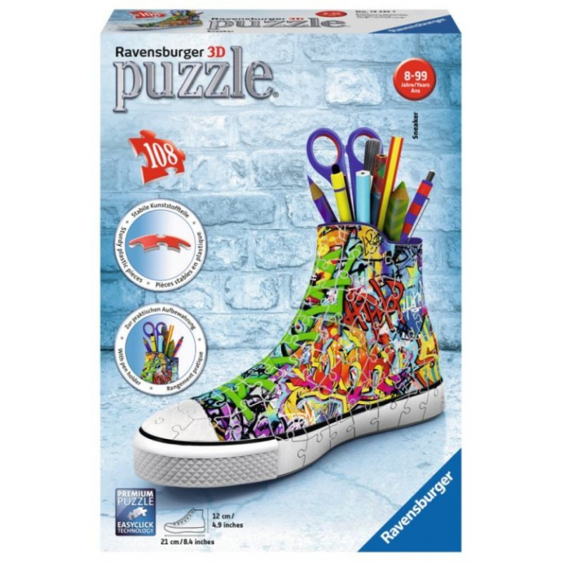 RAVENSBURGER 3D puzzle Kecka Graffiti 108 dílků