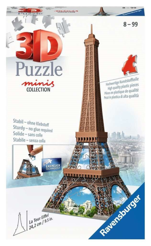 Ravensburger 3D puzzle Mini Eiffelova věž 54 ks