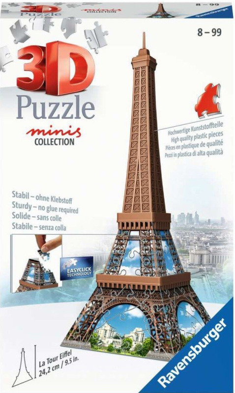Ravensburger 3D puzzle Mini Eiffelova věž 54 ks