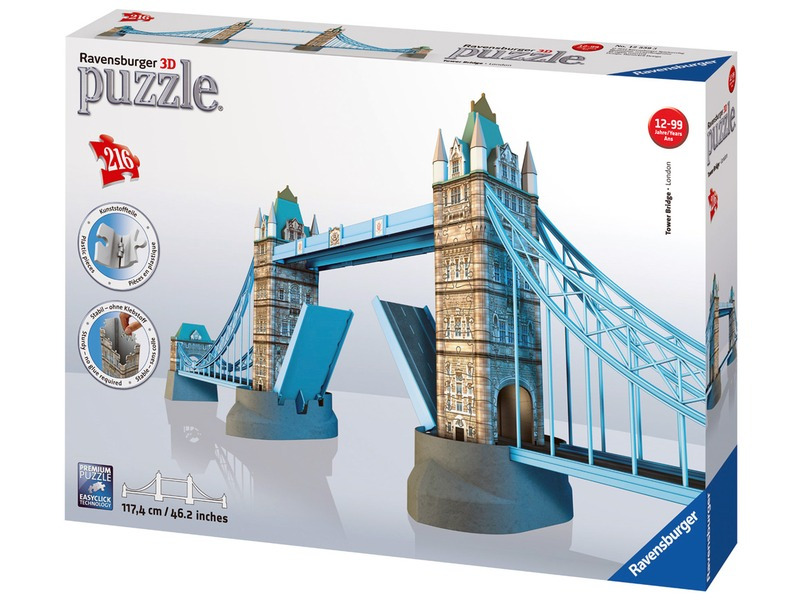 RAVENSBURGER 3D puzzle Tower Bridge, Londýn 216 dílků