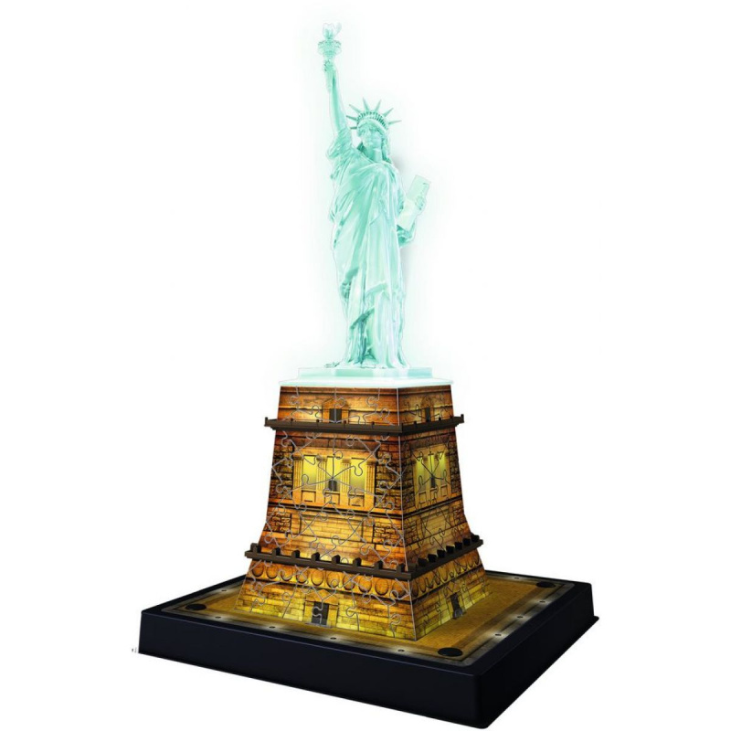 Ravensburger 3D puzzle svítící Socha svobody Noční edice 108 ks