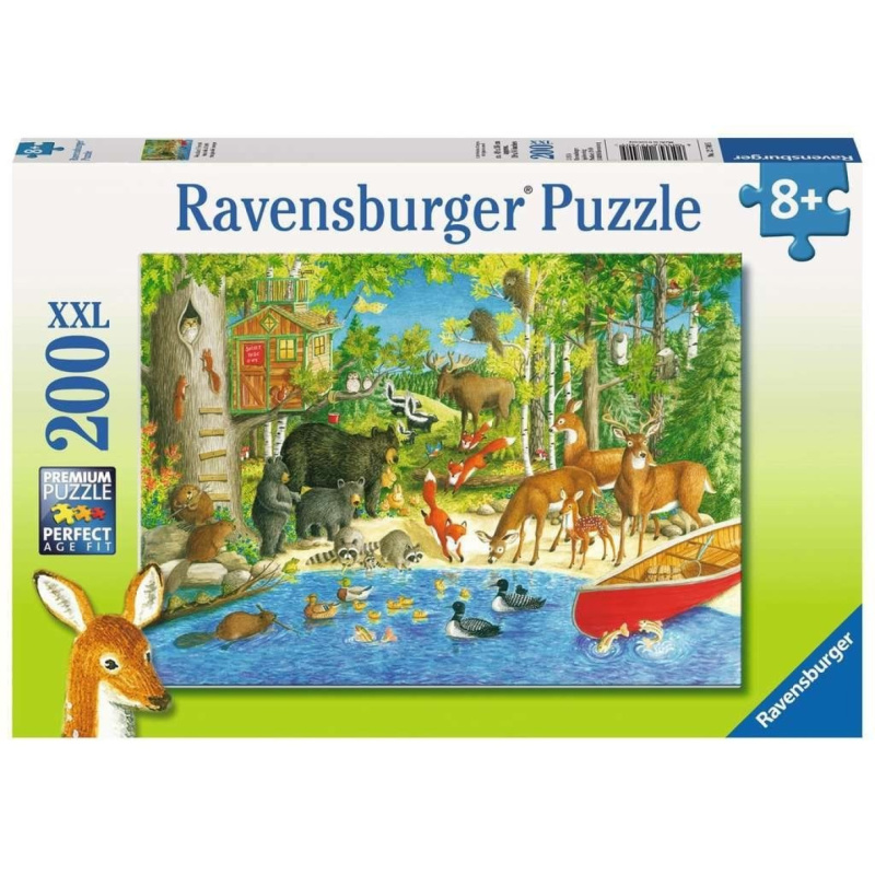 RAVENSBURGER Puzzle Lesní přátelé XXL 200 dílků