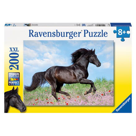 RAVENSBURGER Puzzle Černý hřebec XXL 200 dílků