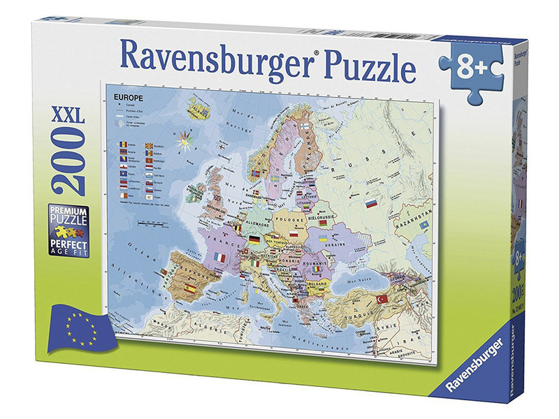 Mapa Evropy 200 dílků
