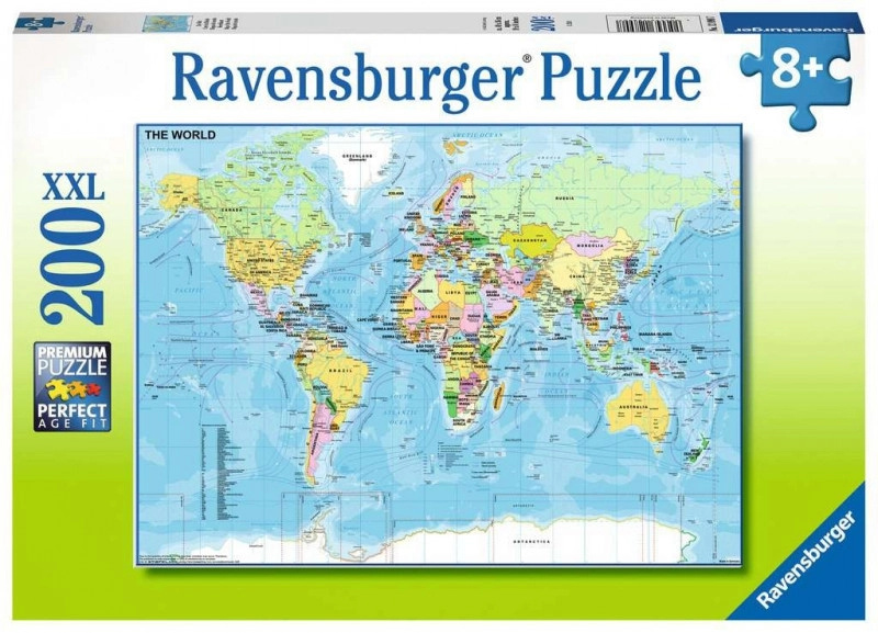 Ravensburger Mapa světa XXL 200 dílků