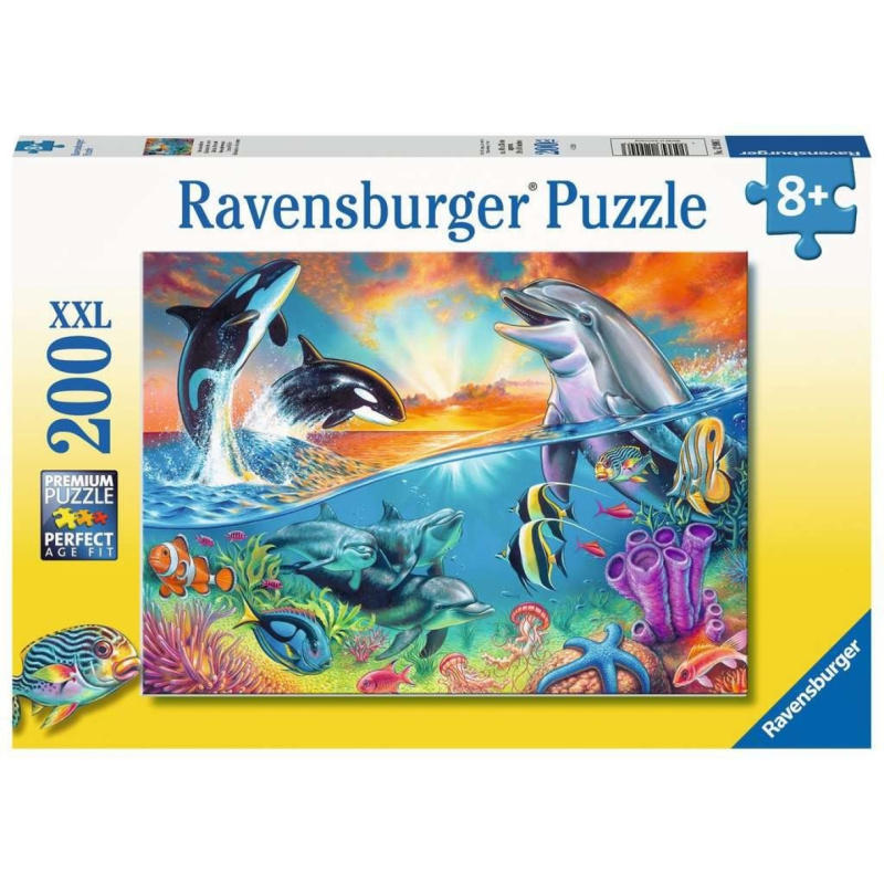 RAVENSBURGER Puzzle Život v oceánu XXL 200 dílků