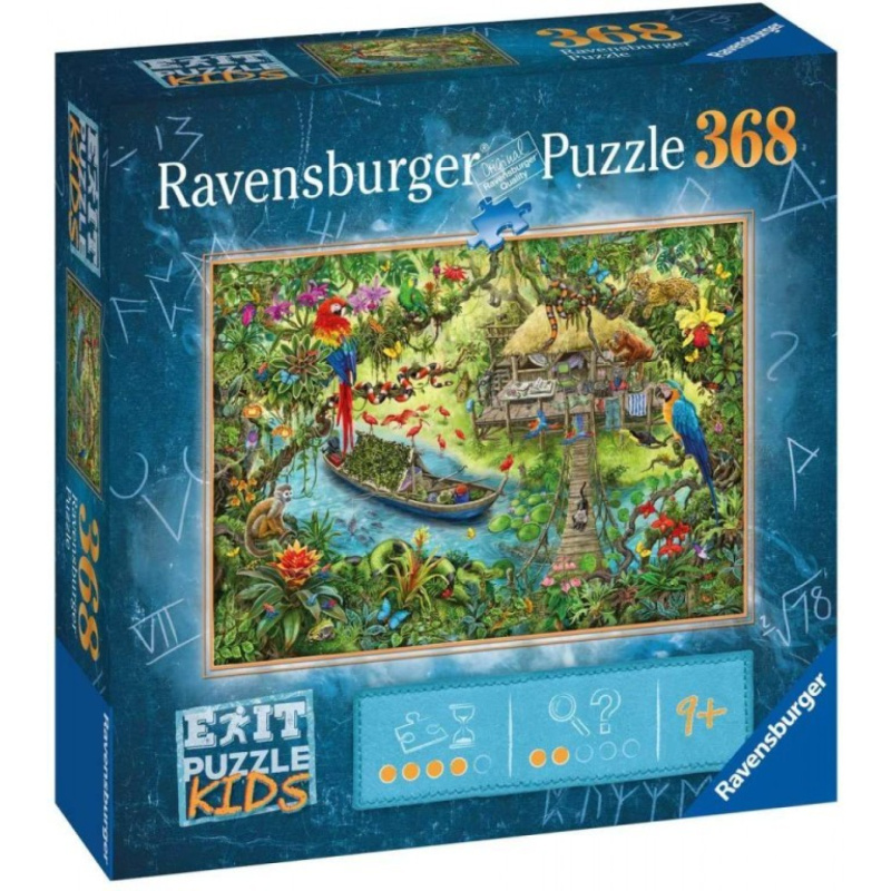 Ravensburger Exit KIDS: Džungle 368 dílků