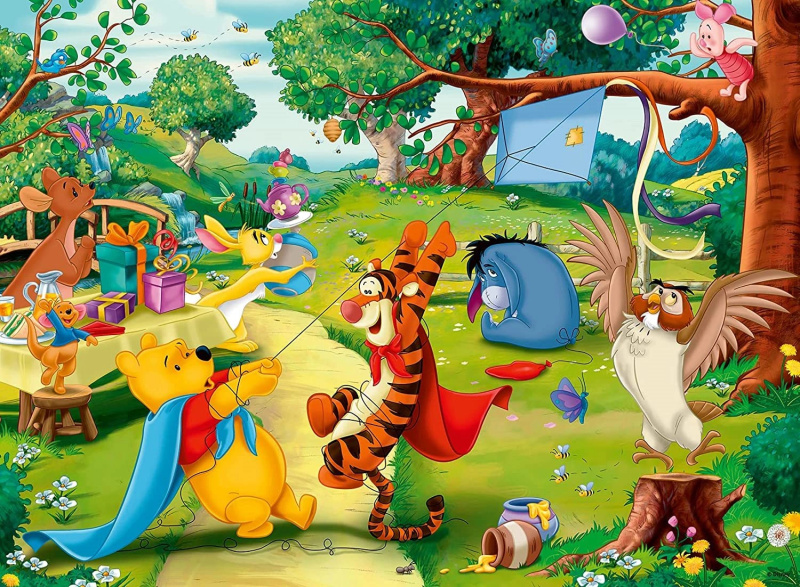 RAVENSBURGER Medvídek Pú zachraňuje XXL 100 dílků