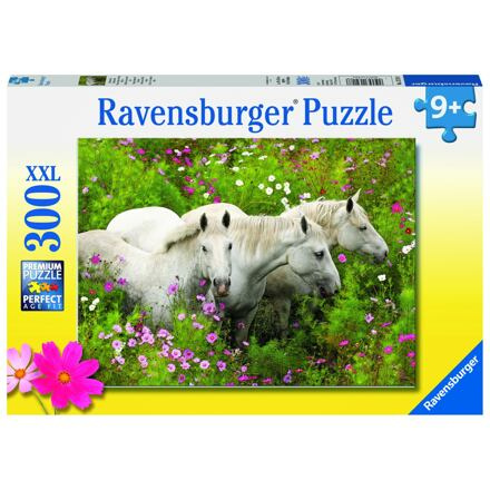 Ravensburger Koně na rozkvetlé louce Puzzle 300 dílků