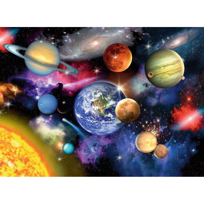 RAVENSBURGER Puzzle Sluneční soustava XXL 300 dílků
