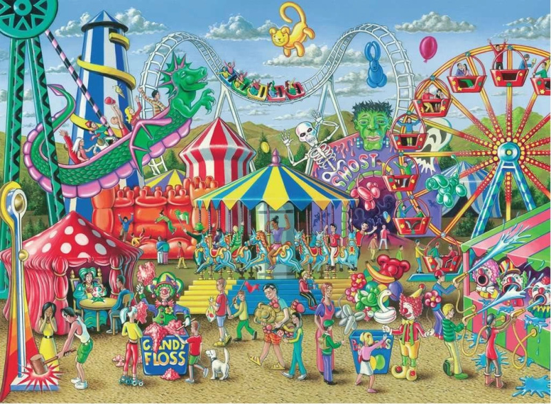 RAVENSBURGER Zábava na karnevalu XXL 300 dílků