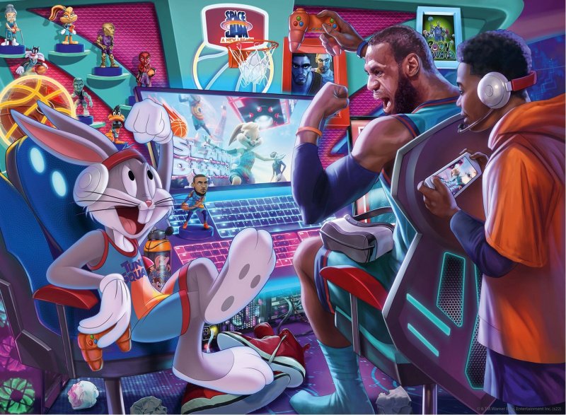 RAVENSBURGER Space Jam: Herní konzole XXL 300 dílků