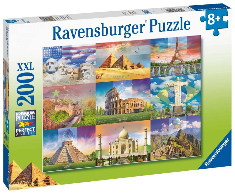 RAVENSBURGER Puzzle Světové památky XXL 200 dílků