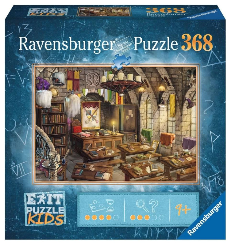 RAVENSBURGER Únikové EXIT Kids Kouzelnická škola 368 dílků
