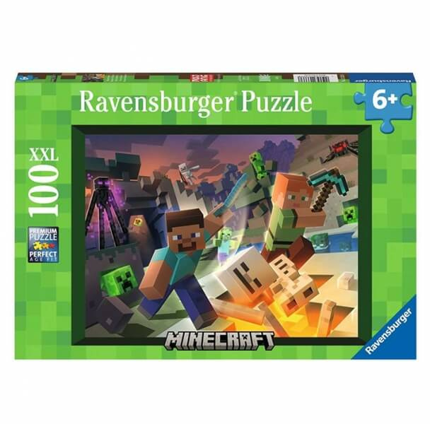 Ravensburger Minecraft Monstra z Minecraftu 100 dílků